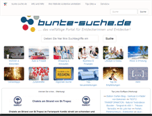 Tablet Screenshot of bunte-suche.de